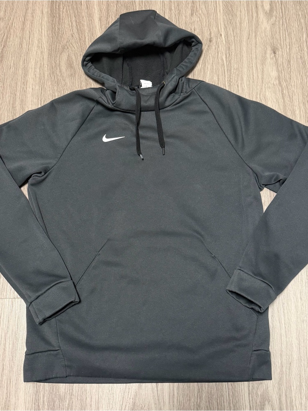 Nike Gray Pullover Hoodie with White Swoosh